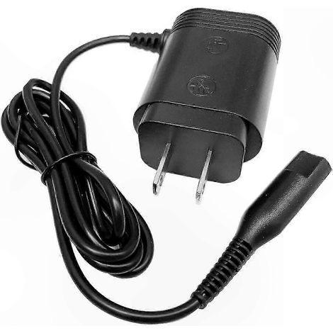 Câble de chargement pour rasoir électrique compatible avec les modèles des séries 3, 5 et 9 - Adaptateur secteur compatible avec les prises américaines (1/5)