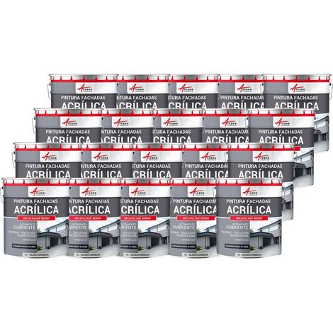 Pintura acrílica para exteriores, impermeable y duradera para fachadas exteriores - ARCAFAÇADE RENOV