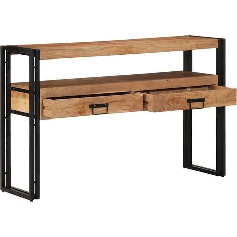 Maison Exclusive - Tavolo consolle 120 x 33 x 75 cm Legno di Acacia Massello