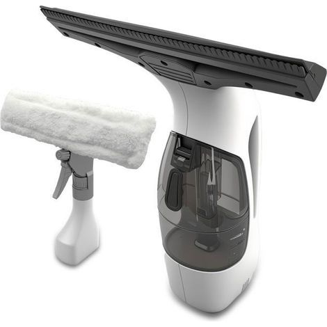 1 unité Lave-vitre électrique, aspiration puissante, lame large de 25,5 cm, nettoyage sans fil pour vitres, miroirs et carrelage