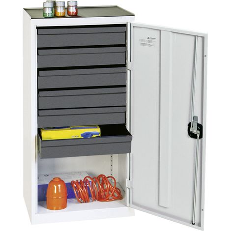 Stumpf Gabinete de herramientas y materiales Serie 3000 gris claro + 6 cajones 100 mm - 3001607