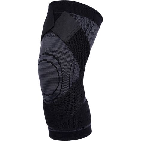 Genouillères de compression noires pour sports de plein air (lot de 2) (1/5)