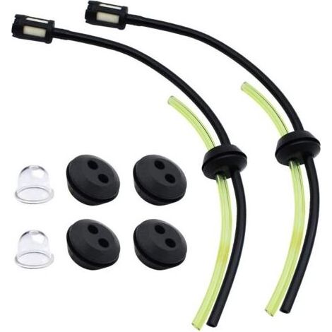 Lot de 2 flexibles de joint de filtre à carburant universels, tuyau de carburant pour tondeuse à gazon (1/4)