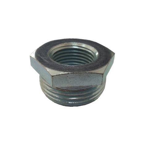 Re'duction hexagonale Art.241 en acier galvanise' diame'tre 3/4x1/2 raccords hydrauliques