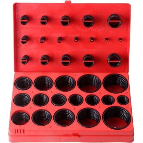 O-Ring, Nitrilkautschukdichtung, Kunststoffboxdichtung, 419-teiliges Kombinationswerkzeugset, Dichtungsring (1/2)