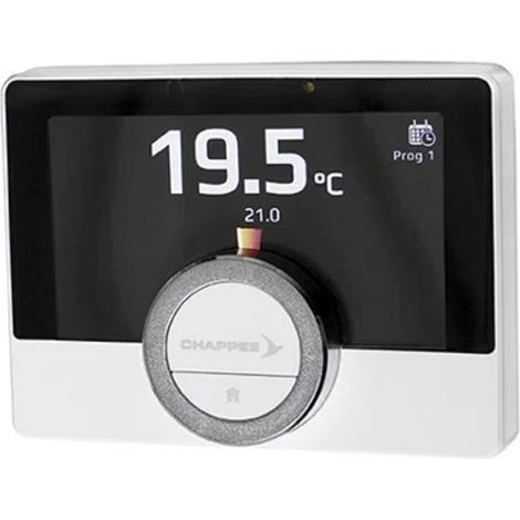 Chappee – Thermostat d'ambiance connecté filaire – Gestion de chauffage à distance – Compatible Alexa et Google Assistant – Application smartphone