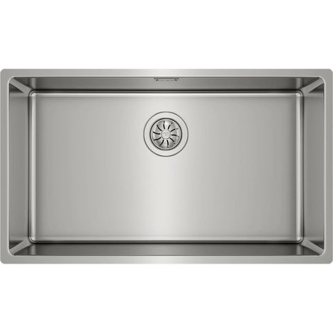 Fregadero de Cocina 1 Seno Teka Cuadrado 71 x 44 x 20 cm Fregadero de Acero Inoxidable para Cocina (1/5)