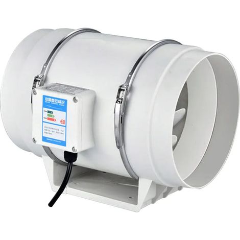 230mm Extracteur d'air 540m³/h 75W, 2500R/Min,Ventilateur d'extraction à fort débit d'air, Économe en énergie (6 inch) (1/5)
