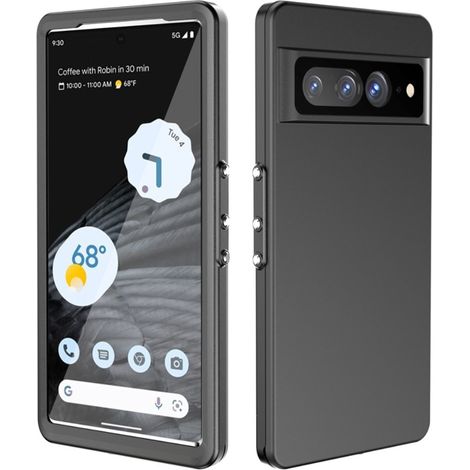 Custodia impermeabile IP68 per Google Pixel 7 Pro, Redpepper, nera (1/5)