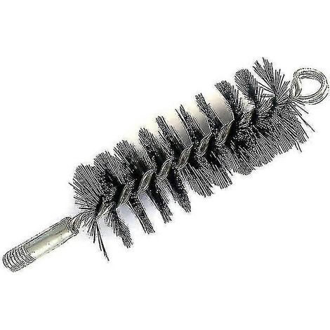 Filiyano-Brosse de ramonage hérisson, brosse en acier, brosse pour conduit de poêle, nettoyage intérieur et extérieur, longueur 50 mm, 1 pièce (1/5)