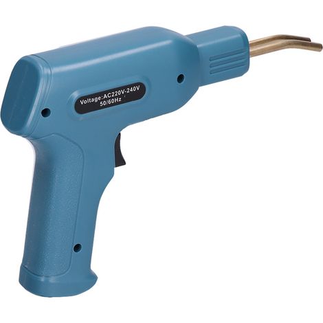Machine à souder le plastique portative, agrafeuse de réparation, outil de soudage pour fournitures de jardinage et de maison, Cyan, prise EU 220-240 V (1/5)