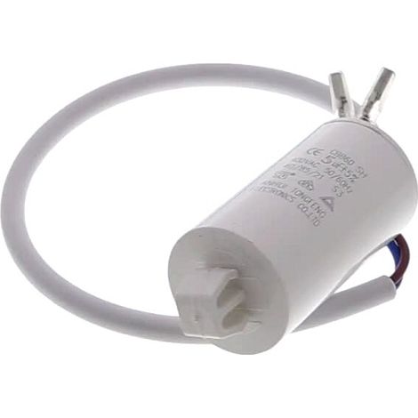 BEKO, CONDENSATEUR Froid 5uf 400-450V (cosses faston droites 4.8) (1/2)