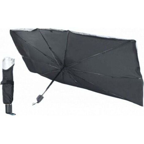 Parasole per parabrezza auto - VENTEO - Protezione UV - Parabrezza anteriore universale 140 x 80 cm - Ombrello parasole pieghevole per auto - Materiale riflettente - Protezione (1/4)