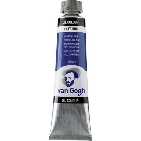 Peinture à l'huile - Van Gogh - bleu de Prusse - 40ml - Couleur intense - Pour utilisateurs avancés
