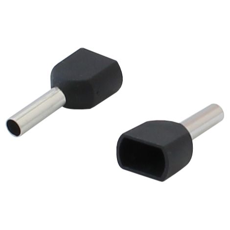 Terminale a manicotto a doppio isolamento 21,5 mm, 10 pezzi - E-652-0047