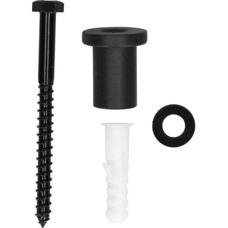 Guide de Porte de Grange, Kit D'entretoise de Connecteur de Rail de Porte Coulissante, Accessoires de Quincaillerie de Porte Coulissante en Acier au Carbone (1/4)