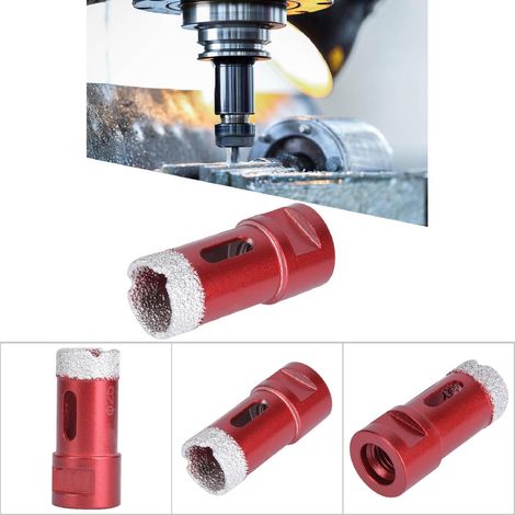 Couronne de perçage diamant M14 pour meuleuse angulaire marbre carrelage céramique 25 mm (1/5)