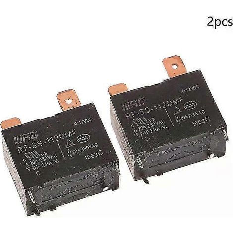2/5/10 pièces RF-SS-112DMF 12 V CC 20 A 4 broches pour nouveau relais - Alimentation dédiée à la climatisation