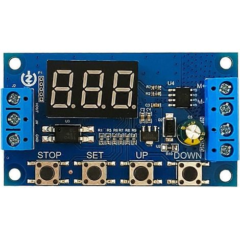 Vorwärts-/Rückwärtssteuerung für 3,3V-15V Gleichstrommotoren mit automatischem Timer, Timermodul, Signaltriggerung, 50W Bürstenmotor (1/5)
