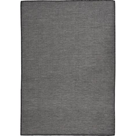 Outdoor-Teppich Flachgewebe 160x230 cm Grau