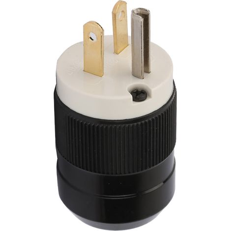 Connecteur de prise électrique américaine étanche à 3 pôles de qualité industrielle 125 V (20 A 125 V) (1/5)