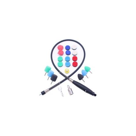 Kit de 22 disques en mousse pour le polissage des poignées de porte et des petites surfaces. Mini polisseuse rotative pour le nettoyage de la maison et de la maison.