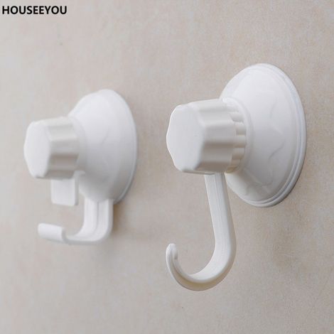 Trade Shop - Colgador Con Ventosa Gancho De Pared Toallero Cocina Baño Colgador De Ropa - (1/5)