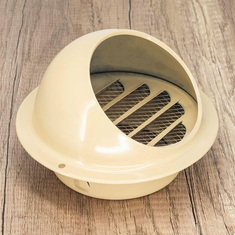 Griglia di ventilazione bianca, diametro esterno 22,2 cm, 1 griglia di ventilazione per camino (1/5)