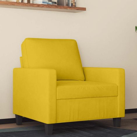 Sessel Gelb 60 cm Samt (1/5)