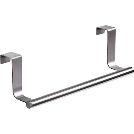 Bar asciugamano titolare o porta 23 cm, gancio cucina bagno argento (1/5)
