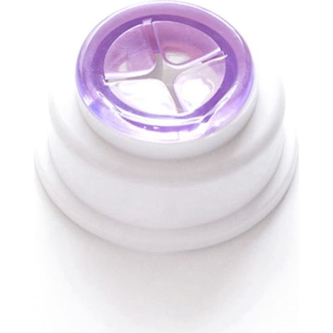 Support Chiffon Adhésif - Organisateur Rangement Serviette Cuisine Salle De Bain Plastique PP Violet - 1 Pièce (1/2)