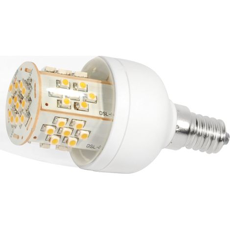 Transmedia LED7-1WL - Lampadina LED, temperatura di colore de 3000 k, attacco E14, colore white (1/4)
