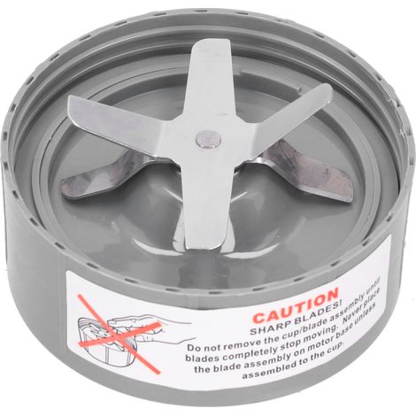 Cuchilla de repuesto de acero inoxidable de 6 hojas para exprimidores de 600 W y 900 W.