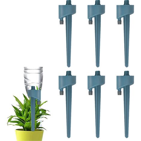 Tropfbewässerungskanne – Verstellbarer PP-Hahn – Für Flaschen mit 28–30 mm Durchmesser – Ideal für Zimmer- und Gartenpflanzen – 6er-Pack (1/5)