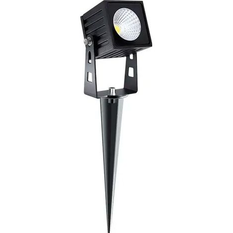 Projecteur Led Zas Sq Xl 7W 40° Vert En Aluminium Finition Noir Mat Pour Éclairage Extérieur Professionnel - Beneito & Faure (1/4)