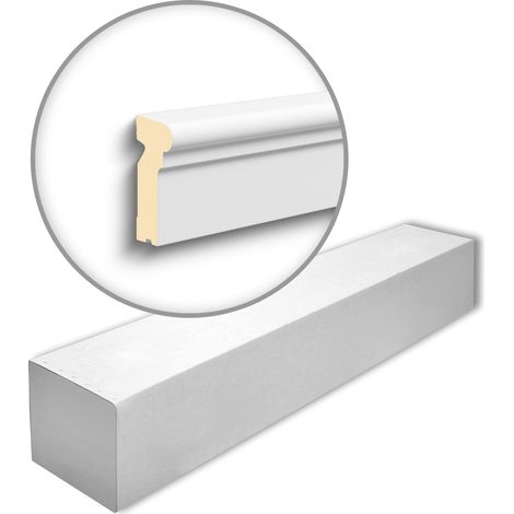 NMC FA13-box DOMOSTYL Noel Marquet 1 caja 10 piezas Alfeizar de ventana Perfil de fachada diseño atemporal clásico blanco  20 m (1/4)