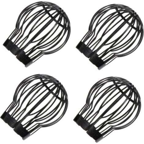 4 Pièces Couvercle en Maille Anti-Blocage pour Drain de Sol gouttière Siphon de Sol sur Le Toit Bain Filtre Couvercle d'évier en Plastique Siphon de (1/4)