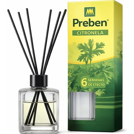 Mikado Citronnelle Massó 90ml Répulsif Naturel Et Diffuseur D'ambiance - Massó