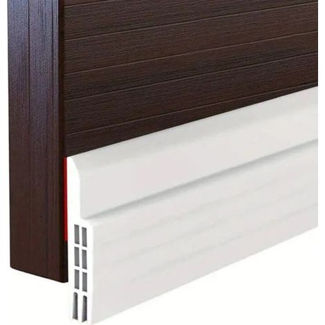 Bas de porte isolant 100cm Blanc - isolation porte Adhésif extra fort - Boudin de porte isolant froid maximale - Bas de porte anti bruit