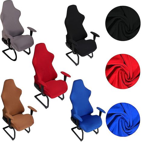 Universeller Bezug für Bürostühle, Gaming-Stühle oder Rennstühle, waschbar, nur in Blau erhältlich - Rot