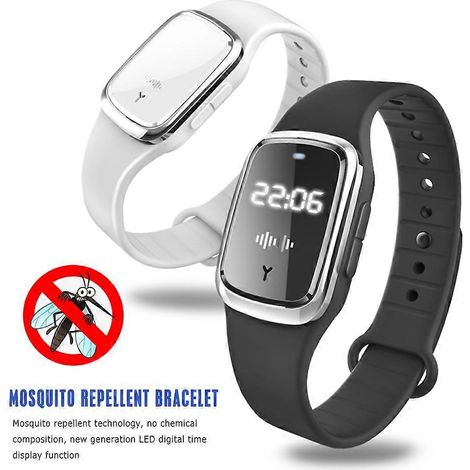 Bracelet anti-moustiques. répulsif anti-insectes. montre-bracelet à ultrasons (1/3)