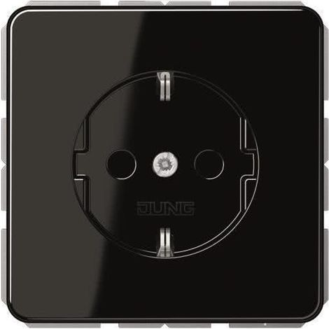 Jung Enchufe SCHUKO®, 16 A 250 V , duroplástico, serie CD, negro CD 1520 SW