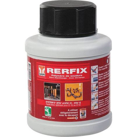 Girpi – Polymère de soudure pour HTA – Colle à prise rapide 250ml – Assemblage réseaux d'eau et climatisation – Application uniforme (1/2)