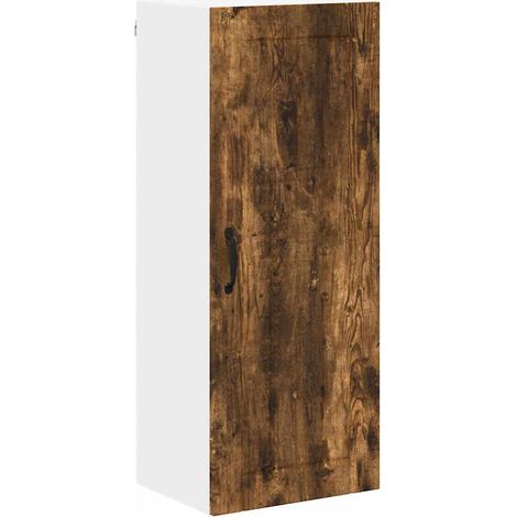 Meubles de Rangement,Armoire de cuisine avec étagère Chêne fumé 40 x 31 x 100 cm CFW100294 (1/5)
