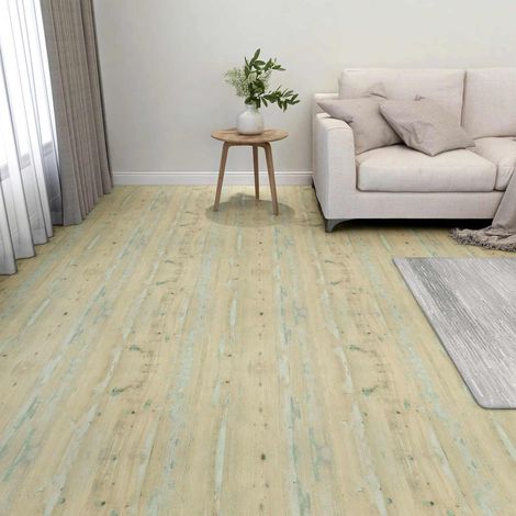 vidaXL Tavole per Pavimenti 5,11 m² 55 pcs PVC Bianco e Marrone