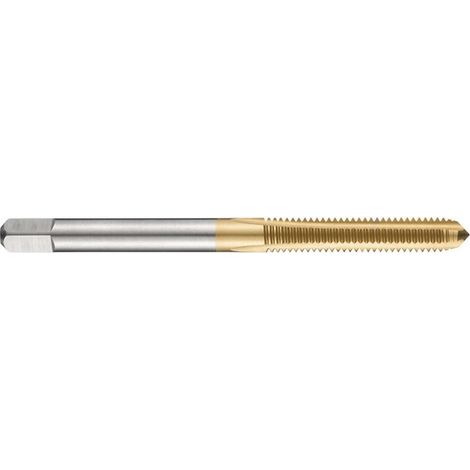 Taraud machine ISO 529 E504 M3x0.5mm HSS TiN 1.5XD 6H (1/2)