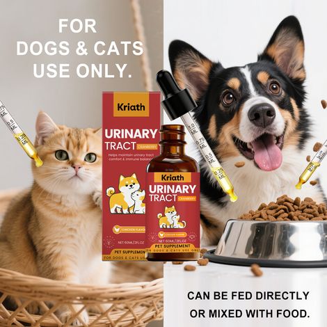 Gouttes de toilettage pour chats et chiens, formulées avec des ingrédients doux pour un soin quotidien et confortable du corps de votre animal - format pratique - 60 ml (1/5)