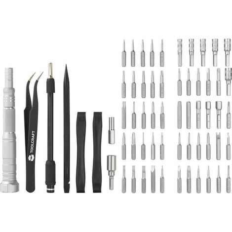 [GEBRAUCHT] B-Ware Toolcraft to-7116297 Bit Screwdriver Set 62-piece S2 Steel Compact (1/2)