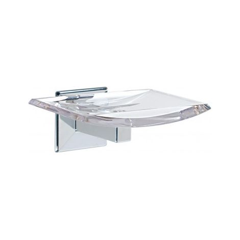 KOH-I-NOOR Tilda 5717kk porta sapone cromato/trasparente codice prod: 5717KK