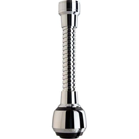 Aérateur - Douchette Évier - Raccord Robinet Cuisine 22 mm Mâle 24 mm Femelle - Jet Aéré et Flexible - 1 Pièce (1/4)